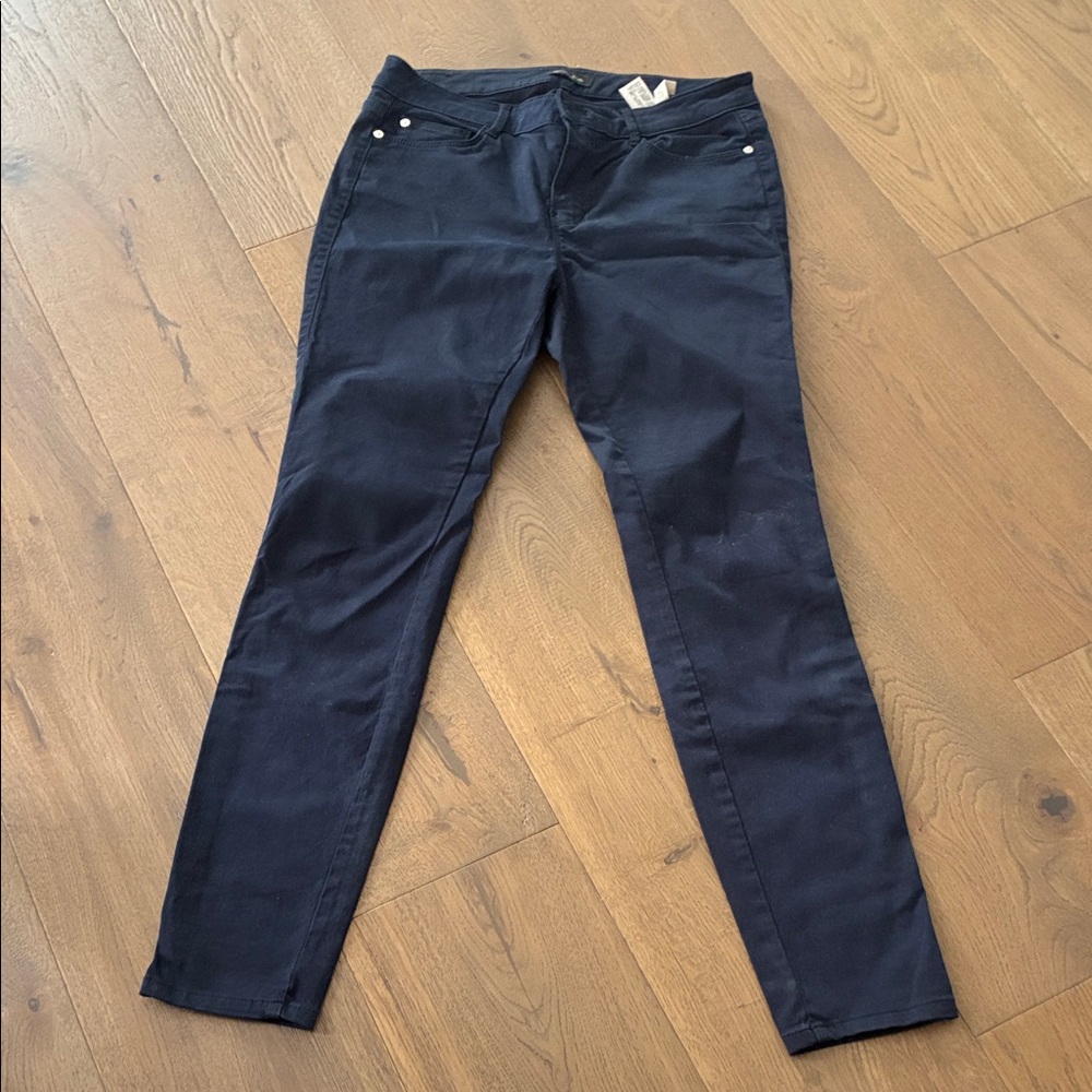 Massimo Dutti Navy Blue Pants
